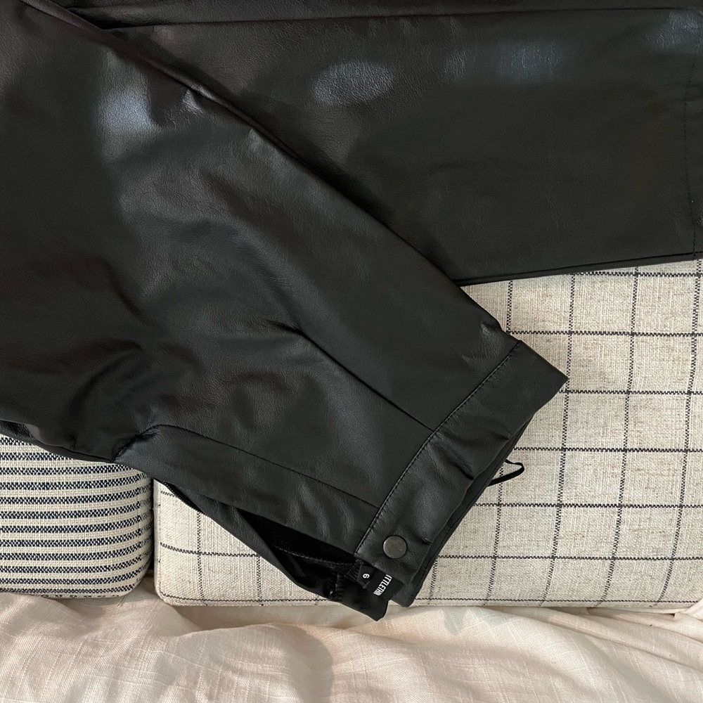 Pleather pants